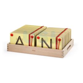 Magnetic Writing Board - Uppercase Shape Set (26 Pcs)| Wooden Alphabet Trace Board