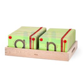 Magnetic Writing Board - Lowercase Shape Set (26 Pcs)| Wooden Alphabet Trace Board