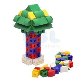 Linking Square/ Triangle/Quarter Cubes wt Box (500pcs)