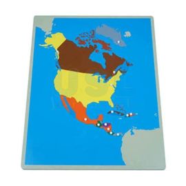 Puzzle Map of North America