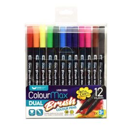 Dual Brush Pen 12 colours