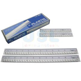 Half White Ruler 30cm (12/set)