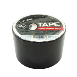 60mm x 7Y Black U Cloth Tape