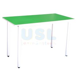 4' Rectangular Table -Green (H: 76cm)