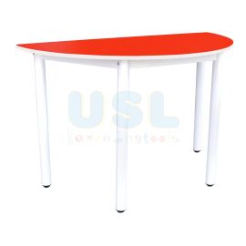 Semi Round Table (H:76cm) - Red