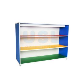 Multi-Coloured 4' Multi-Purpose Storage Shelf