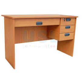4' Desk With Drawers 