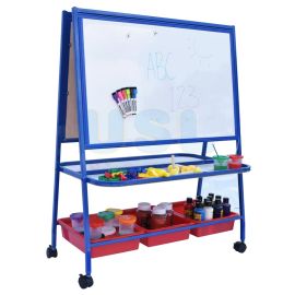 Jr. Double sided Mag. White Board (2' x 3') wt Baskets