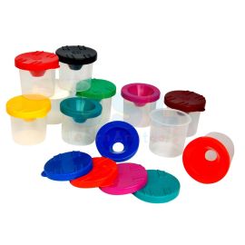 Anti Spill Colour Cup (10/set)