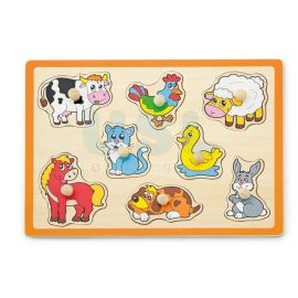 Flat Puzzle - Farm Animals
