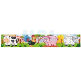 Wooden 4 Puzzle Set (Farm) - Wooden Jigsaw Puzzle