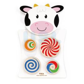 Wall Mounted - Turning Patterns (Cow)