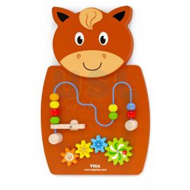 Wall Mounted - Wire Beads & Gears (Horse)