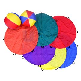 Throw & Catch Parachute Set (2 ball) (6pcs) 