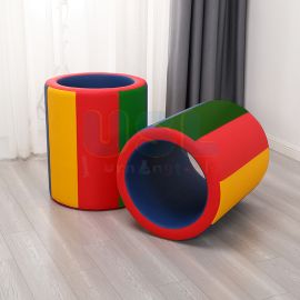 Sensory Round Balance Crawling Barrel Roller - Barrel Roller / Crawler