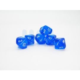 10-Sided Plastic Dice (6/set)